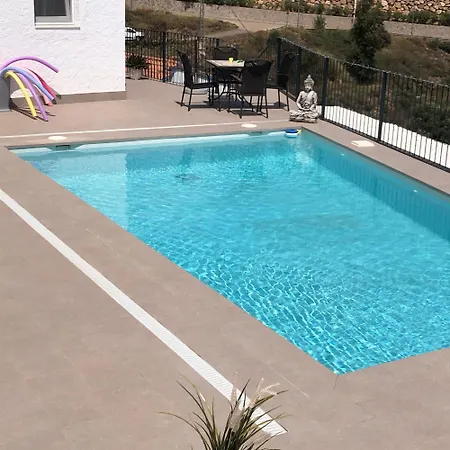 Apartment Casa Miramar, With Private Pool, Jacuzzi And Stunning Views Bédar
